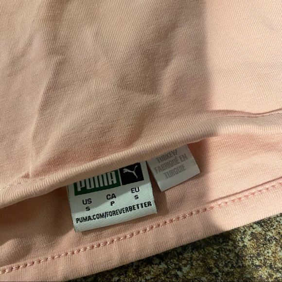 Puma logo bralette in pink - Picture 5 of 5